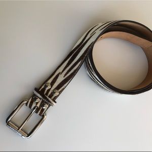 Michael Kors pony hair belt